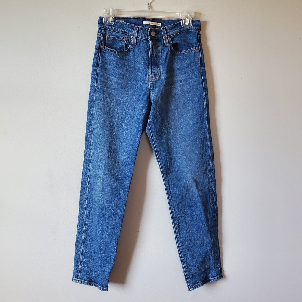 Levi's Blue Straight Leg Jeans for Women